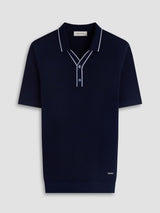 Bugatchi S/S JOHNNY SWEATER -  Navy