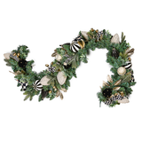 courtly noel illuminated garland