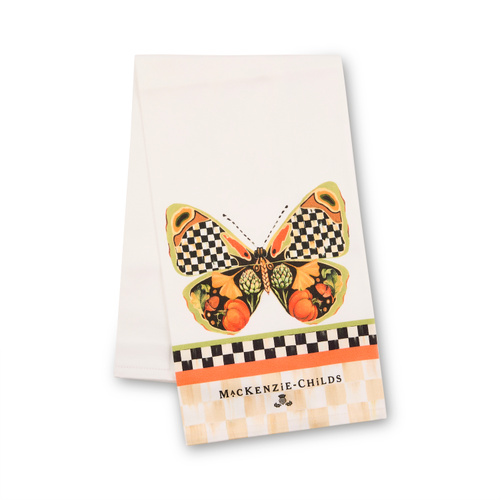 MacKenzie- Childs- Harvest Moth Printed Dish Towel
