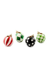 check it out ornament candle holders, set of 4
