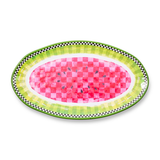 watermelon melamine oval platter