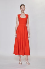 Simkhai - ASHLAND KNIT MIDI DRESS - Lobster