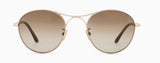Giorgio Armani - Unisex Square Sunglasses - Gold w/Brown Gradient AR6177