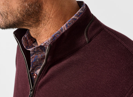 David Donahue - Smythson Quarter Zip - Cabarnet