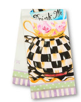MacKenzie- Childs- Spill the Tea Printed Dish Towel