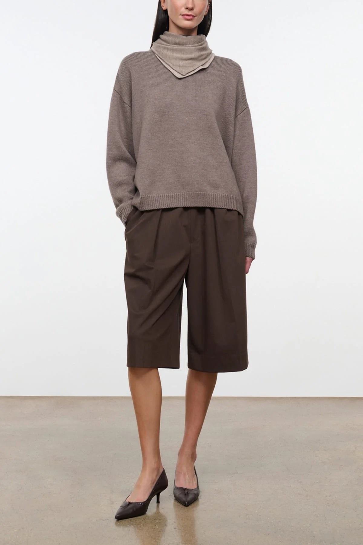 STAUD- Winston Sweater- Seasame