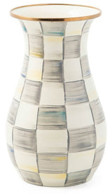 MacKenzie-Childs - Sterling Check - Tall Vase