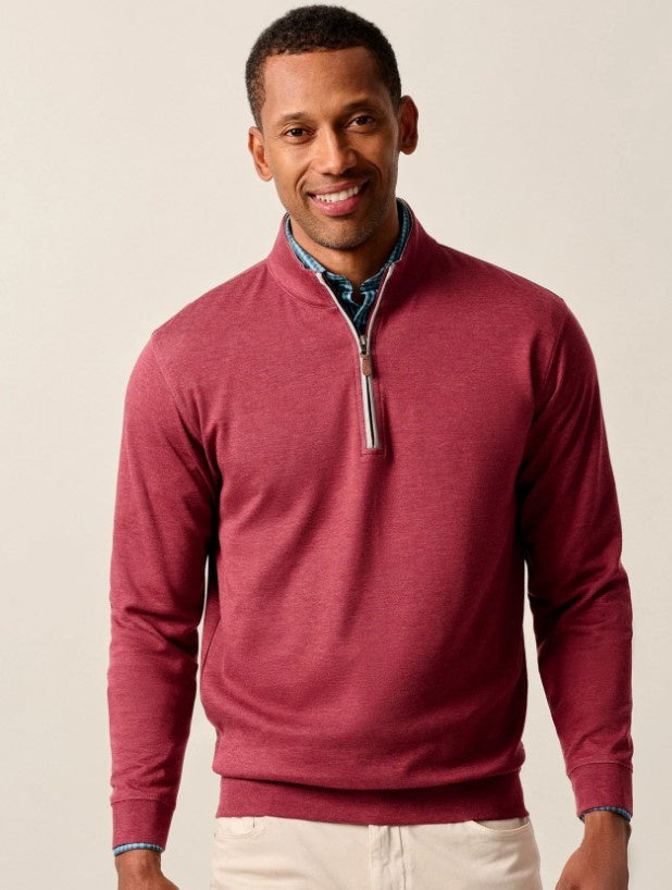 Johnnie O - Sully Quarter Zip -  Port