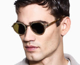 Giorgio Armani - Havana Matte Beige Round Sunglasses - AR6181