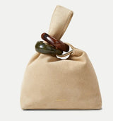 Veronica Beard - Suede Swing Bag - Stone Khaki
