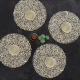 Chilewich - Petal Round Placemat - Champagne