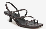 VINCE - Tania Stud Sandal - Dark Brown