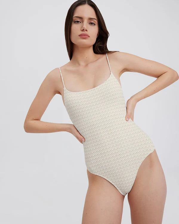 Solid & Striped - The Renna Swimsuit - Ecru