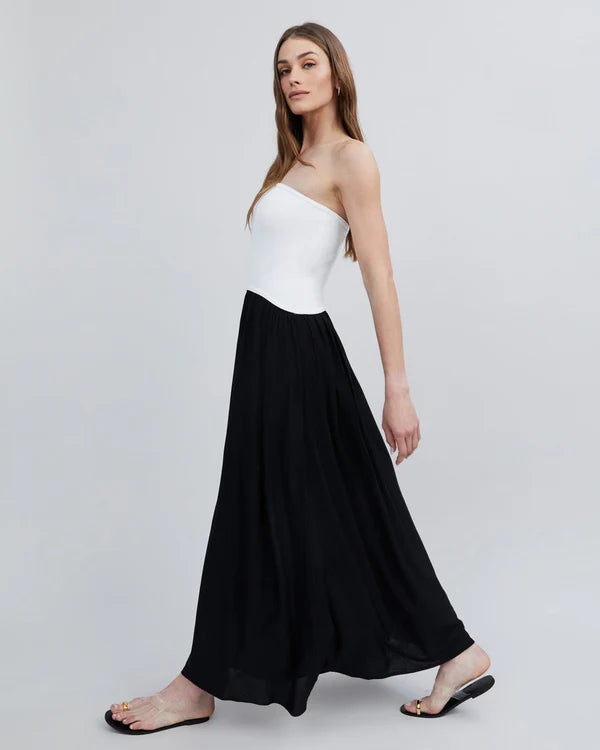 Solid & Striped - The Strapless Soglio Dress - Noir