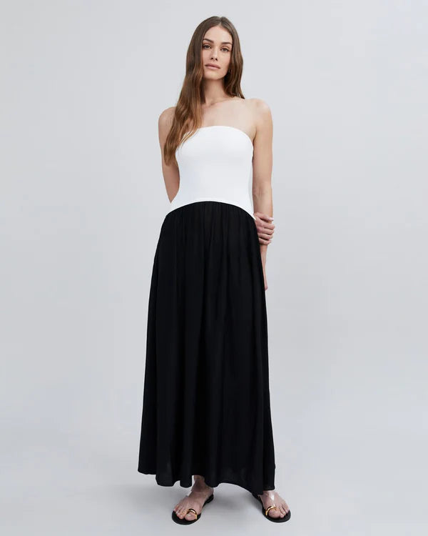 Solid & Striped - The Strapless Soglio Dress - Noir