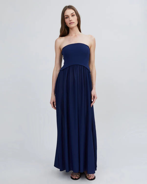 Solid & Striped - The Strapless Soglio Dress - French Navy