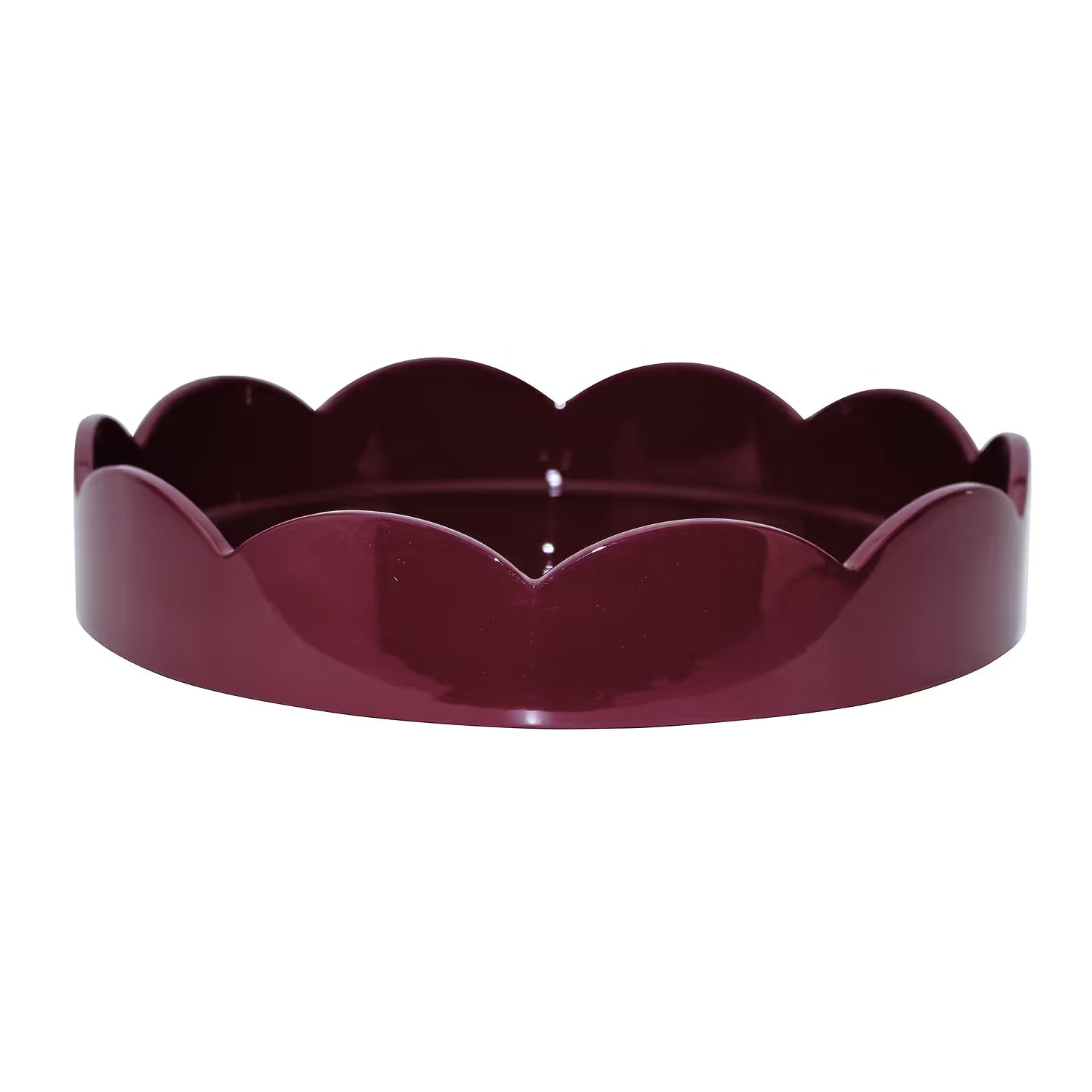 Addison Ross- 8.5x8.5 Scalloped Tray- Cherry