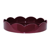 Addison Ross- 8.5x8.5 Scalloped Tray- Cherry