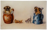 John Derian - Tray - 5 x 8 - Pet Mugs