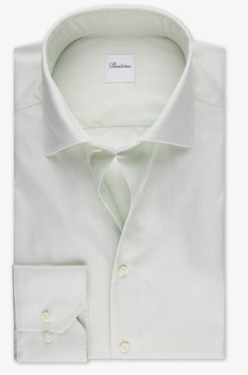 Stenstroms - Twill Shirt - Light Green