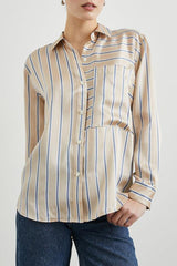 Rails - Spencer Blouse - Sandstone Stripe