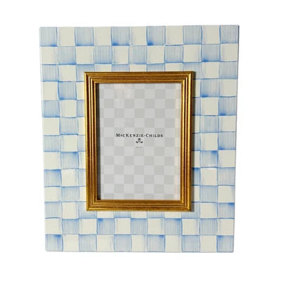 MacKenzie- Childs- Sky Check 5x7 Frame
