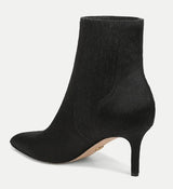 Veronica Beard - Lisa Mid-Heel Ankle Boot - Black Calf - Hair