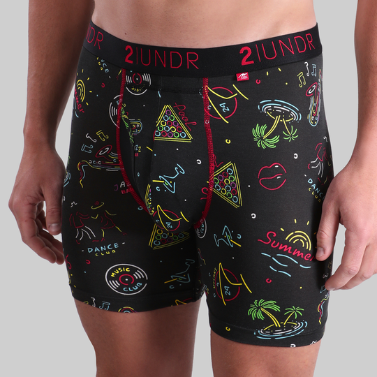 2UNDR - Swing Shift 6" Boxer Brief - Vegas Baby