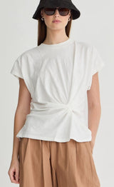 A Piece Apart - Volta Twist Top - Cream