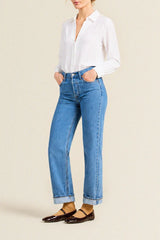 Trovata Birds of Paradise- Justine Blouse- White