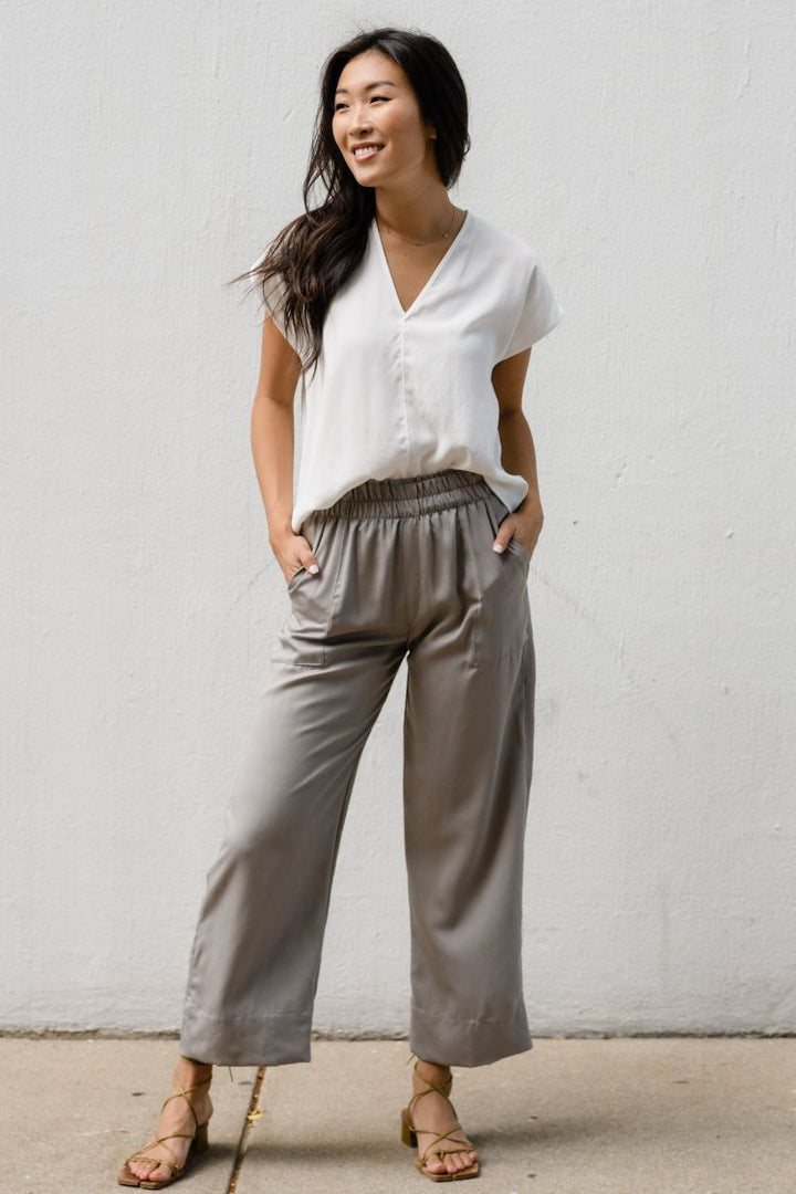 Natalie Busby - Box Top - White