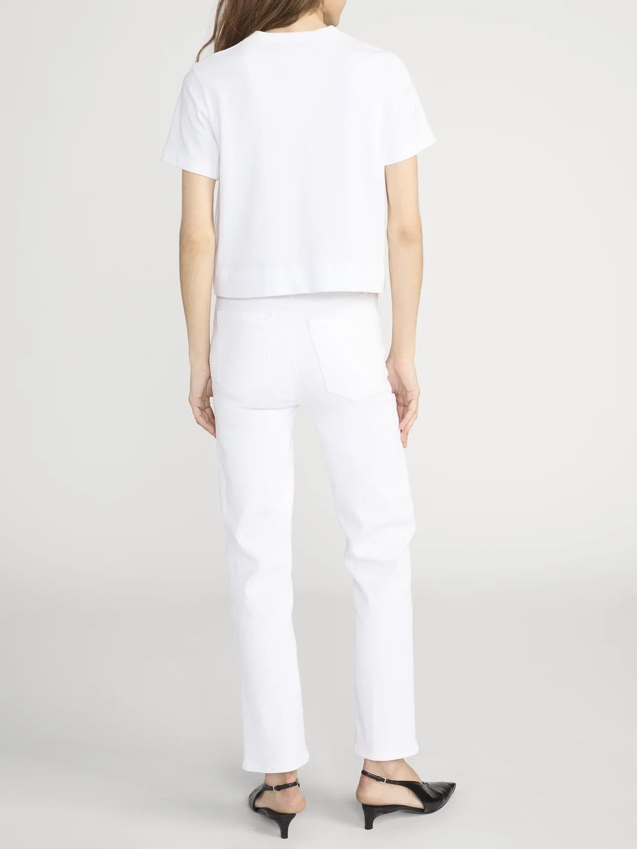 FRAME - The Boxy Tee - White