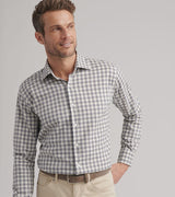 Peter Millar - Lenox Crown Lite Cotton Stretch Sport Shirt - Winter Ivory