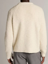 Vince - Italian Merino Wool-Blend Bouclé Raglan-Sleeve Sweater - Bone