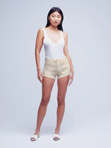 L'Agence - Audrey Mid Rise Short - Oat