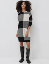 Marella - Odile Knitted Dress - Black & White