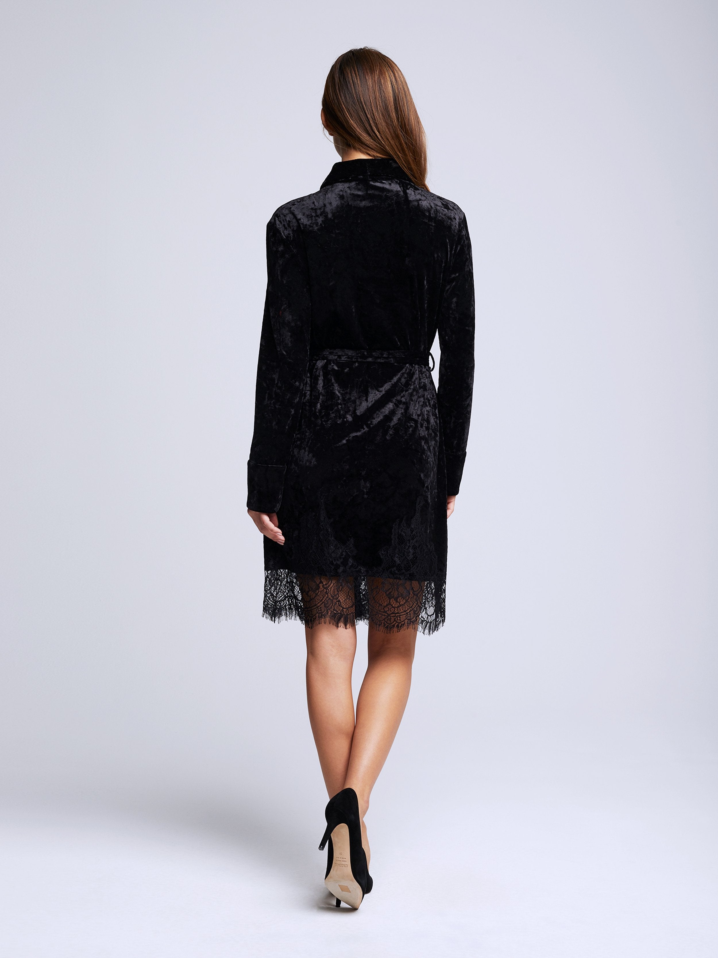 L'Agence - Kamari Wrap Dress - Black