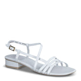 Paul Green - Romance Sandal - White Crinkled Patent