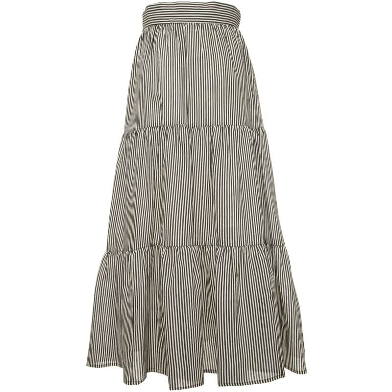 Marella - Rodano Skirt - Black Stripe