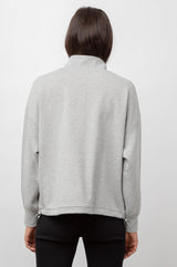 Rails - Bea Quarter Zip - Heather Grey Heather Grey