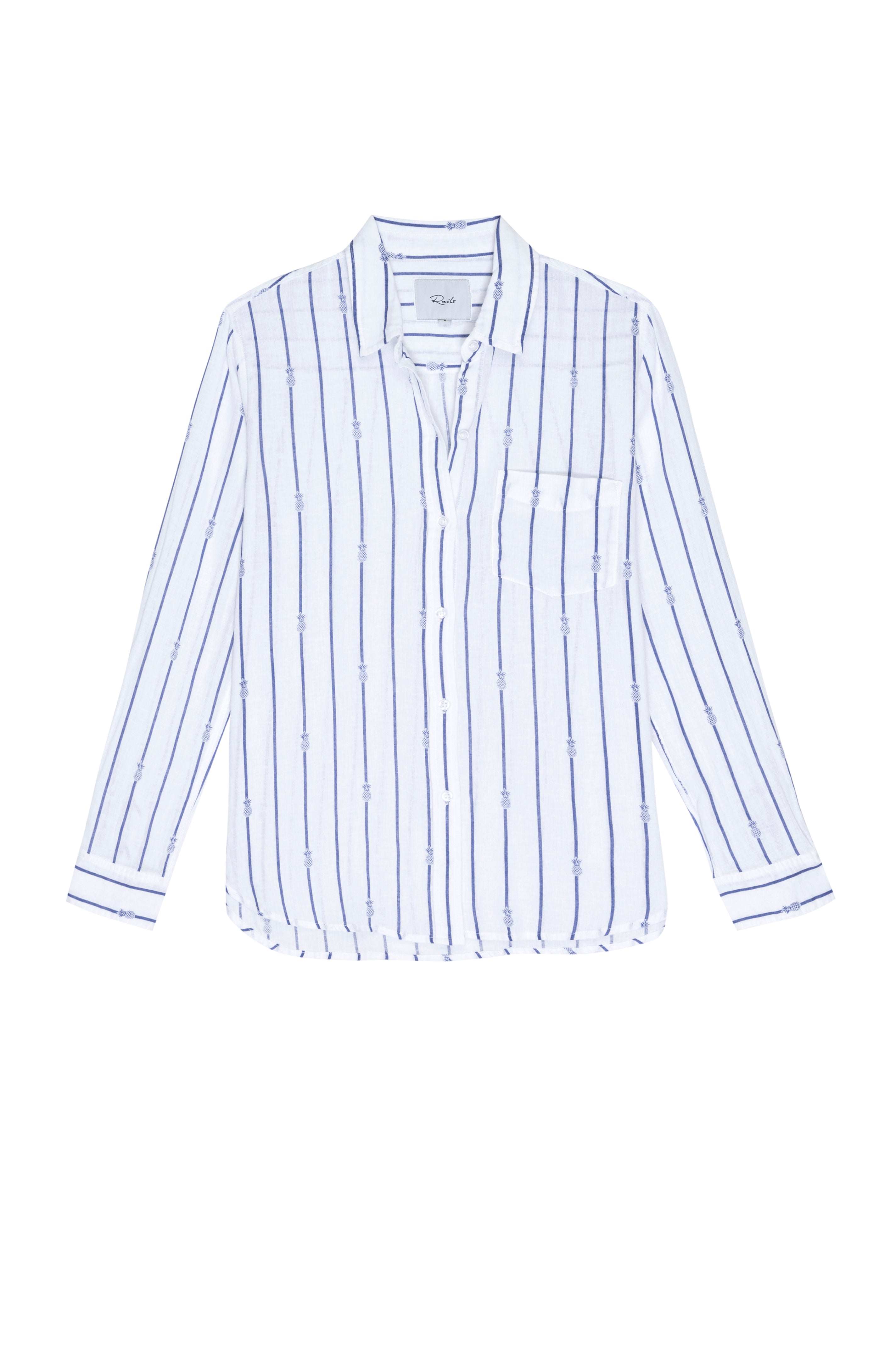 Rails Charli Button Down - Pineapple Stripes