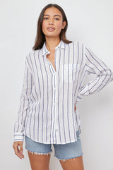 Rails Charli Button Down - Pineapple Stripes