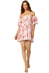 Misa - Dina Dress - Abstract Rose Flora