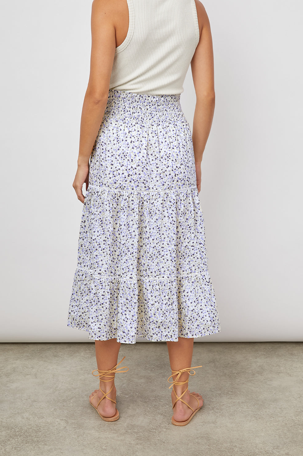 Rails - Edina Skirt - Watercolor Buds