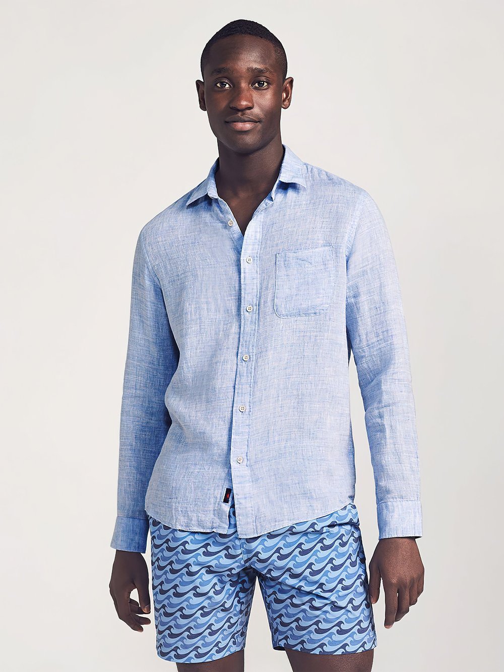 Faherty - Linen Laguna Long Sleeve Shirt