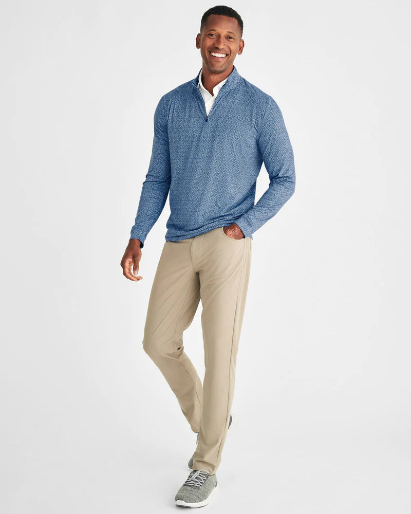 Johnnie O - Alder Prep-Formance Quarter Zip Pullover - Lake