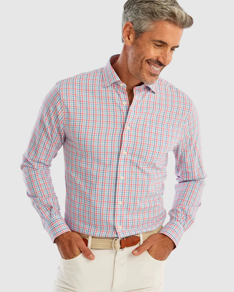 Johnnie O - Cary Prep-Formance Button Up Shirt - Starfish