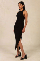 Misha - Marjorie Midi Dress - Black