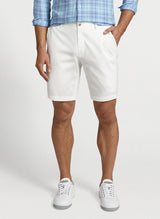 Peter Millar - Bedford Cotton-Blend Shorts - White Sand