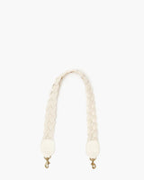 Clare V. - Shoulder Strap - Cream Braided Rope